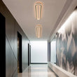 Load image into Gallery viewer, LightFixturesUSA - Minimalist Streamlined Oval Warm LED Ceiling Light - Ceiling Light - 31in -