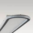 Load image into Gallery viewer, LightFixturesUSA-Minimalist Streamlined Oval Warm LED Ceiling Light-Ceiling Light-39in-
