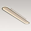 Load image into Gallery viewer, LightFixturesUSA-Minimalist Streamlined Oval Warm LED Ceiling Light-Ceiling Light-39in-