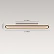 Load image into Gallery viewer, LightFixturesUSA - Minimalist Streamlined Oval Warm LED Ceiling Light - Ceiling Light - 39in -