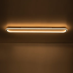 LightFixturesUSA - Minimalist Streamlined Oval Warm LED Ceiling Light - Ceiling Light - 39in -