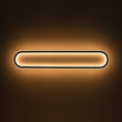 Load image into Gallery viewer, LightFixturesUSA - Minimalist Streamlined Oval Warm LED Ceiling Light - Ceiling Light - 39in -