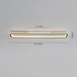 Load image into Gallery viewer, LightFixturesUSA - Minimalist Streamlined Rectangular Warm LED Ceiling Light - Ceiling Light - 39in -