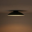 Load image into Gallery viewer, LightFixturesUSA - Minimalist Wide Flat Dome Dimmable LED Ceiling Light - Ceiling Light - Black -