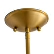 Load image into Gallery viewer, LightFixturesUSA - Modern 1 - Light Round Donut Glass Semi Flush Mount - Ceiling Light - Brass -
