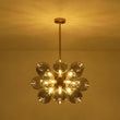 Load image into Gallery viewer, LightFixturesUSA - Modern 18 - Light Cluster Gray Glass Bubble Chandelier - Chandelier - Gray -