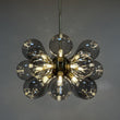 Load image into Gallery viewer, LightFixturesUSA - Modern 18 - Light Cluster Gray Glass Bubble Chandelier - Chandelier - Gray (Pre - Order) -