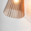 Load image into Gallery viewer, LightFixturesUSA - Modern 2 - Light Up Down Pleated Glass Cone Wall Sconce - Wall Sconce - Tan Glass -