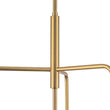 Load image into Gallery viewer, LightFixturesUSA - Modern 4 - Light Clear Glass Bubble Hanging Sputnik Chandelier - Chandelier - Brass -