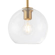Load image into Gallery viewer, LightFixturesUSA - Modern 4 - Light Clear Glass Bubble Hanging Sputnik Chandelier - Chandelier - Brass -