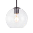 Load image into Gallery viewer, LightFixturesUSA - Modern 4 - Light Clear Glass Bubble Hanging Sputnik Chandelier - Chandelier - Oil Rubbed Bronze -