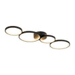 Load image into Gallery viewer, LightFixturesUSA - Modern 4 - Light Halo Dimmable LED Semi Flush Mount - Ceiling Light - 35 in. -