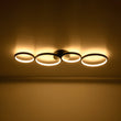 Load image into Gallery viewer, LightFixturesUSA - Modern 4 - Light Halo Dimmable LED Semi Flush Mount - Ceiling Light - 35 in. -