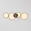 Load image into Gallery viewer, LightFixturesUSA - Modern 4 - Light Halo Dimmable LED Semi Flush Mount - Ceiling Light - 35 in. -