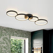 Load image into Gallery viewer, LightFixturesUSA - Modern 4 - Light Halo Dimmable LED Semi Flush Mount - Ceiling Light - 35 in. -