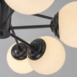 Load image into Gallery viewer, LightFixturesUSA - Modern Black Opal Glass Globe Sputnik Chandelier - Chandelier - 12 - Lt (Pre - Order) -