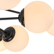 Load image into Gallery viewer, LightFixturesUSA - Modern Black Opal Glass Globe Sputnik Chandelier - Chandelier - 12 - Lt (Pre - Order) -