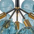 Load image into Gallery viewer, LightFixturesUSA - Modern Cluster Blue Glass Globe Bubble Chandelier - Chandelier - Blue Bubbles -