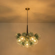 Load image into Gallery viewer, LightFixturesUSA - Modern Cluster Gradient Green Glass Globe Bubble Chandelier - Chandelier - Green Bubble (Exclusive Offer) -
