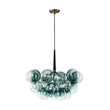 Load image into Gallery viewer, LightFixturesUSA - Modern Cluster Gradient Green Glass Globe Bubble Chandelier - Chandelier - Green Bubble (Exclusive Offer) -