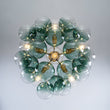 Load image into Gallery viewer, LightFixturesUSA - Modern Cluster Gradient Green Glass Globe Bubble Chandelier - Chandelier - Green Bubble (Exclusive Offer) -