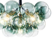 Load image into Gallery viewer, LightFixturesUSA - Modern Cluster Gradient Green Glass Globe Bubble Chandelier - Chandelier - Green Bubble (Exclusive Offer) -