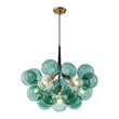 Load image into Gallery viewer, LightFixturesUSA - Modern Cluster Green Glass Globe Bubble Chandelier - Chandelier - Green Bubble (Exclusive Offer) -