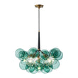 Load image into Gallery viewer, LightFixturesUSA - Modern Cluster Green Glass Globe Bubble Chandelier - Chandelier - Green Bubble (Exclusive Offer) -