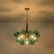 Load image into Gallery viewer, LightFixturesUSA - Modern Cluster Green Glass Globe Bubble Chandelier - Chandelier - Green Bubble (Exclusive Offer) -