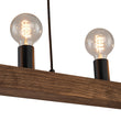 Load image into Gallery viewer, LightFixturesUSA - Modern Farmhouse Pine Wooden Linear Island Chandelier - Chandelier - Pine Wood -