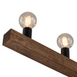 Load image into Gallery viewer, LightFixturesUSA - Modern Farmhouse Pine Wooden Linear Island Chandelier - Chandelier - Pine Wood -