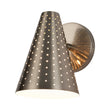 Load image into Gallery viewer, LightFixturesUSA - Modern Funky 1 - Light Starry Pinhole Cone Wall Sconce - Wall Sconce - Nickel -