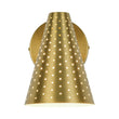 Load image into Gallery viewer, LightFixturesUSA - Modern Funky 1 - Light Starry Pinhole Cone Wall Sconce - Wall Sconce - Nickel -