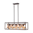 Load image into Gallery viewer, LightFixturesUSA - Modern Industrial Cross Linear Island Chandelier - Chandelier - 5 - Light -