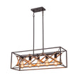 Load image into Gallery viewer, LightFixturesUSA - Modern Industrial Cross Linear Island Chandelier - Chandelier - 5 - Light -