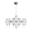 Load image into Gallery viewer, LightFixturesUSA - Modern Luxe Glam Starry Sky LED Crystal Chandelier - Chandelier - Chrome -