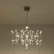 Load image into Gallery viewer, LightFixturesUSA - Modern Luxe Glam Starry Sky LED Crystal Chandelier - Chandelier - Chrome -