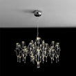 Load image into Gallery viewer, LightFixturesUSA - Modern Luxe Glam Starry Sky LED Crystal Chandelier - Chandelier - Chrome -