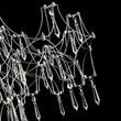 Load image into Gallery viewer, LightFixturesUSA - Modern Luxe Glam Starry Sky LED Crystal Chandelier - Chandelier - Chrome -