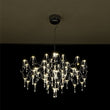 Load image into Gallery viewer, LightFixturesUSA - Modern Luxe Glam Starry Sky LED Crystal Chandelier - Chandelier - Chrome -