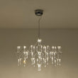 Load image into Gallery viewer, LightFixturesUSA - Modern Luxe Glam Starry Sky LED Crystal Chandelier - Chandelier - Chrome -