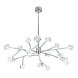 Load image into Gallery viewer, LightFixturesUSA - Modern Mid - century Glam Branch Crystal Sputnik Chandelier - Chandelier - Brass -