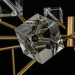 Load image into Gallery viewer, LightFixturesUSA - Modern Mid - century Glam Branch Crystal Sputnik Chandelier - Chandelier - Brass -