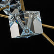 Load image into Gallery viewer, LightFixturesUSA - Modern Mid - century Glam Branch Crystal Sputnik Chandelier - Chandelier - Brass -