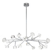 Load image into Gallery viewer, LightFixturesUSA - Modern Mid - century Glam Branch Crystal Sputnik Chandelier - Chandelier - Brass -