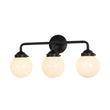 Load image into Gallery viewer, LightFixturesUSA - Modern Shine Opal Glass Globe Bathroom Vanity Wall Light - Wall Sconce - 3 - Lt -