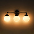 Load image into Gallery viewer, LightFixturesUSA - Modern Shine Opal Glass Globe Bathroom Vanity Wall Light - Wall Sconce - 3 - Lt -