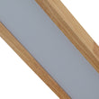 Load image into Gallery viewer, LightFixturesUSA-Natural Wood Long Oval Dimmable Flush Mount Light-Ceiling Light-Included Control (3000K-6000K)-