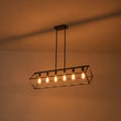 Load image into Gallery viewer, LightFixturesUSA - Oil Rubbed Bronze Geometric Cage Island Chandelier - Chandelier - 6 - Light -