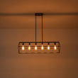 Load image into Gallery viewer, LightFixturesUSA - Oil Rubbed Bronze Geometric Cage Island Chandelier - Chandelier - 6 - Light -